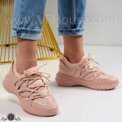 Дамски маратонки-3101350 Pink
