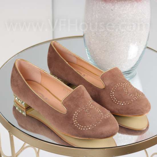 Дамски ежедневни обувки-02042024-1-5 Khaki