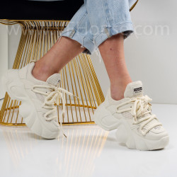 Дамски маратонки-2702-23107  Light Beige