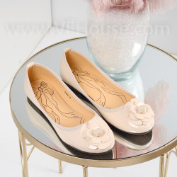 Дамски пантофки 1704-001001180023 Beige