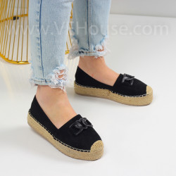 Дамски мокасини-0103297 Black