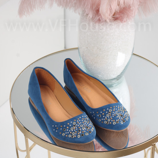 Дамски ежедневни обувки-02042024-7251-22 Blue