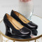 Дамски обувки на ток-0107-732024 Black