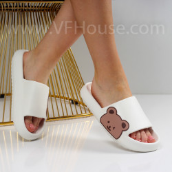 Дамски чехли-0106129 White