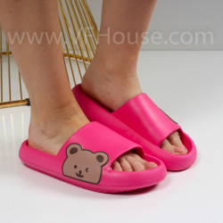 Дамски чехли-0106129 Pink