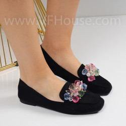 Дамски мокасини-0106278 Black