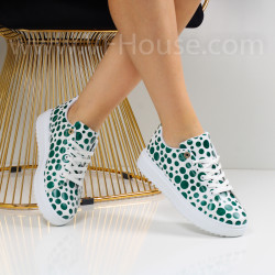 Дамски кецове-010681 Green