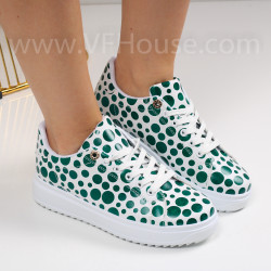 Дамски кецове-010681 Green