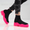 ДАМСКИ КЕЦОВЕ  - 20111 Black+Fushia