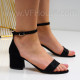 Дамски елегантни сандали на ток-310507 Black