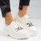 ДАМСКИ  ОБУВКИ - 2021-017-7A WHITE PU