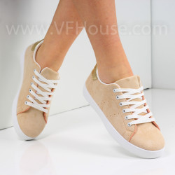 ДАМСКИ КЕЦОВЕ -2022-11714 BEIGE