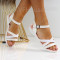 Дамски ежедневни сандали-040702 White