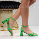 Дамски сандали-25-28427 Green