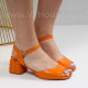 Дамски сандали-25-711416 Orange
