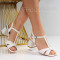 Дамски сандали-25-787484 White