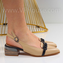 Дамски сандали-25-516826 Beige