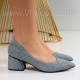 Дамски обувки на ток-25-49516951 Grey