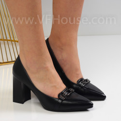 Дамски обувки на ток-25-305300 Black