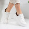 ДАМСКИ КЕЦОВЕ -2022-022387 White/Brown
