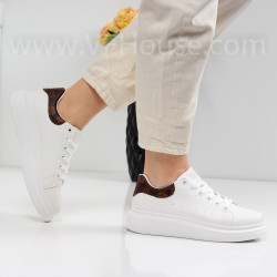 ДАМСКИ КЕЦОВЕ -2022-022387 White/Brown