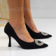 Дамски обувки на ток-3008-549 Black