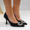Дамски обувки на ток-3008-549 Black