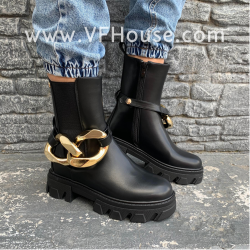 ДАМСКИ БОТИ  - 0110-7868 BLACK