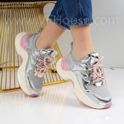 ДАМСКИ МАРАТОНКИ-10033090238 Silver-Pink
