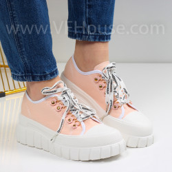 ДАМСКИ КЕЦОВЕ НА ПЛАТФОРМА-8098 PINK