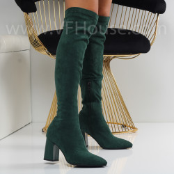 Дамски чизми-1110-3163-2868 Green