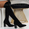 Дамски чизми-1110-3163-2868 Black