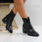 Дамски боти на ток-1011-31152876 Black