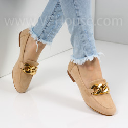 ДАМСКИ МОКАСИНИ - 0903-2326211801 BEIGE