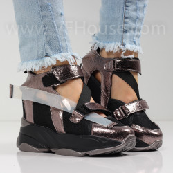 ДАМСКИ КЕЦОВЕ НА ПЛАТФОРМА - 0903-3441212702 BLACK