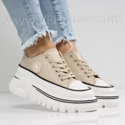 ДАМСКИ КЕЦОВЕ НА ПЛАТФОРМА - 0903-65241212305 BEIGE