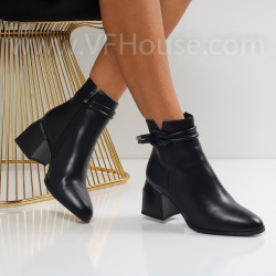 Дамски боти на ток-1110-1094 Black