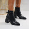 Дамски боти на ток-1110-1094 Black