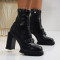Дамски боти на ток-1110-27261130 Black