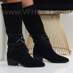 Дамски ботуши-1110-28452182 Black