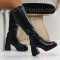 Дамски ботуши-1110-10548921 Black