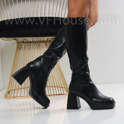 Дамски ботуши-1110-10548921 Black