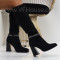 Дамски ботуши-1110-105201216 Black