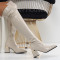 Дамски чизми-1110-59274455 Beige