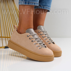 Дамски ежедневни обувки - 2023-1406375 Khaki