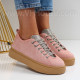 Дамски ежедневни обувки - 2023-1406375 Pink