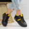 ДАМСКИ КЕЦОВЕ - 0301-3081901 BLACK/YELLOW