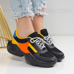 ДАМСКИ МАРАТОНКИ - 0102-0012001 BLACK/ORANGE