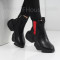 ДАМСКИ БОТИ - 2021-1022948311 BLACK-RED