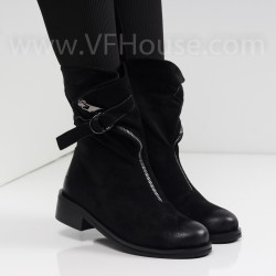 ДАМСКИ БОТИ НА ТОК - 2021-101323216 BLACK
